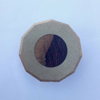 Różaniec (don't)worry stone - z drewnem